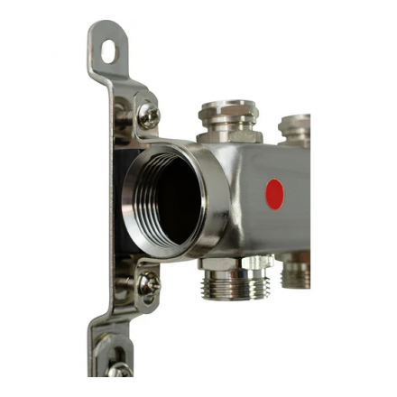 Коллекторная группа в сборе с термостатическими и запорными клапанами ONDO