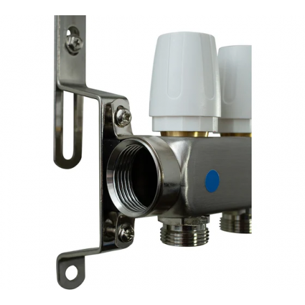 Коллекторная группа в сборе с термостатическими и запорными клапанами ONDO