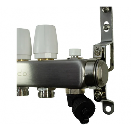 Коллекторная группа в сборе с термостатическими и запорными клапанами ONDO