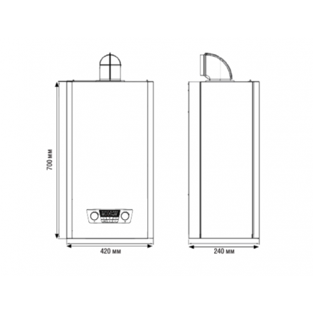 Газовый котел Kentatsu Nobby Balance Plus 24-2CS