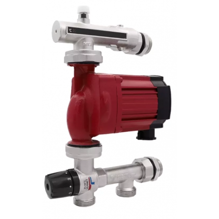 Насосно-смесительный узел с эксцентриком для теплого пола VIEIR без насоса (VR253)