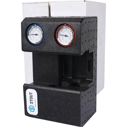 Насосная группа с прямым контуром 3/4" STOUT без насоса (SDG-0001-002001)