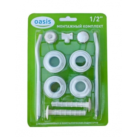 Набор присоединительный OASIS 1/2'' белый