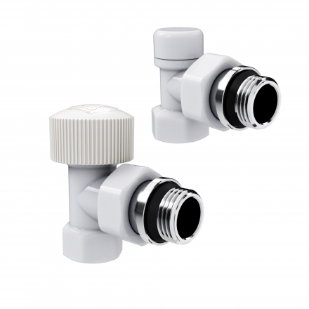 Комплект радиаторный Royal Thermo угловой 1/2" белый