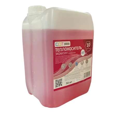Теплоноситель Экохитин 65 на этиленгликоле, 10 л