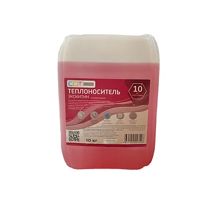 Теплоноситель Экохитин 65 на этиленгликоле, 10 л