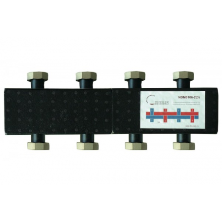 Стальной распределительный коллектор 4 (7) отопительных контура TIM NDM0106-4(7)