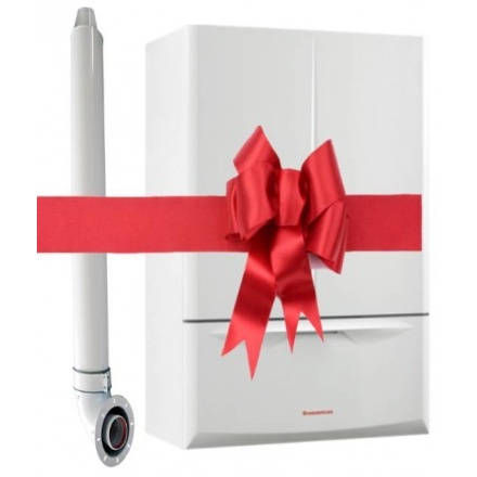 Газовый котёл Immergas Victrix Extra 24 Plus, с трубой, датчик температуры, комплект к бойлеру