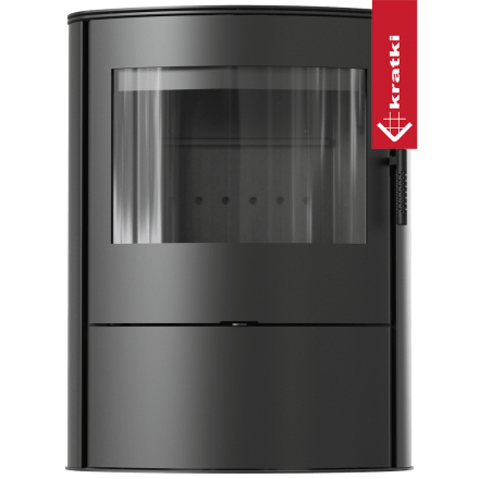 Печь-камин Kratki AB S 2 ROLLO Black