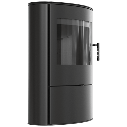 Печь-камин Kratki AB S 2 ROLLO Black