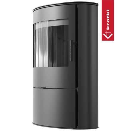 Печь-камин Kratki AB S 2 ROLLO Black