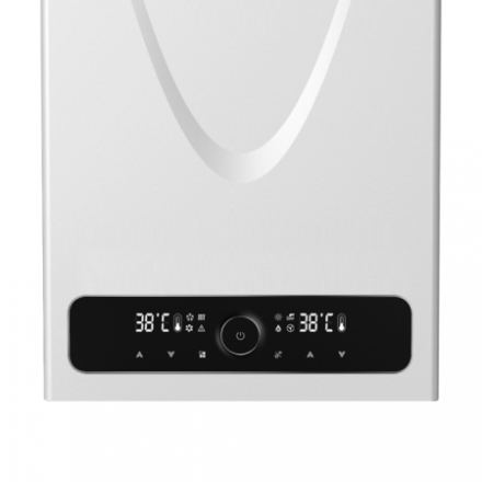 Газовый котел BellaGas Premium 24.2, двойная горелка, с трубой