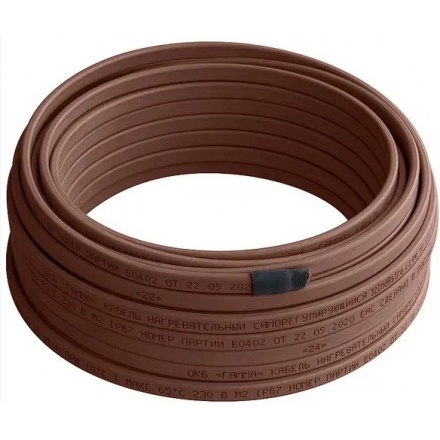 Кабель нагревательный саморегулирующийся 40IndAstro Lite, бухта 100 метров