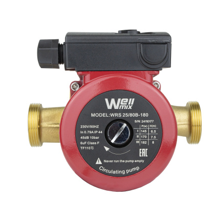 Циркуляционный насос Wellmix WRS 25/80 B 180