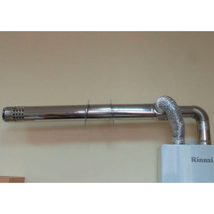 Дымоход коаксиальный Rinnai 75 L=1m (для RB-107367)