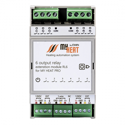 Релейный блок расширения MY HEAT RL6