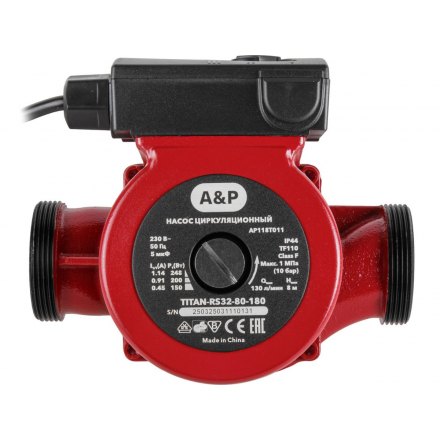 Циркуляционный насос A&P Titan-RS32-80-180