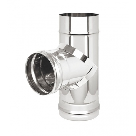 Тройник 90 Везувий 0,8 мм (AISI 304 0,8)