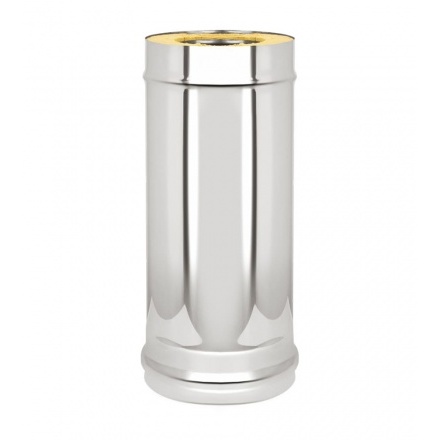 Сэндвич-труба 1,0 м Везувий 0,8 мм (AISI 304 0,8/430 0,5)