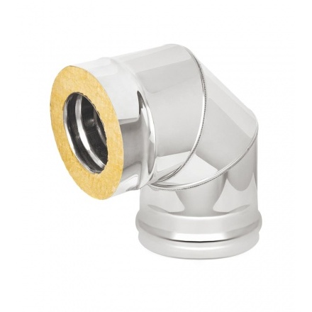 Сэндвич-отвод 90 Везувий (AISI 304 0,8/430 0,5)