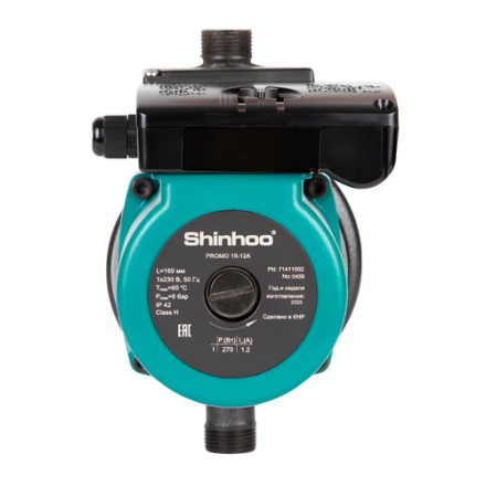 Циркуляционный насос Shinhoo PROMO 15-12A