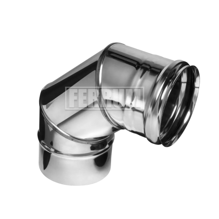 Колено угол 90° (304/0,8мм) Ferrum