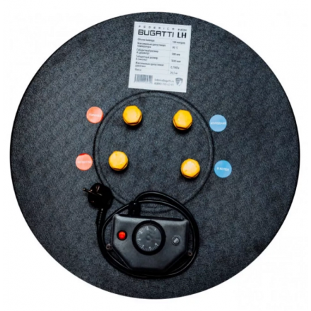 Бойлер косвенного нагрева Federica Bugatti INOX LH100 черный