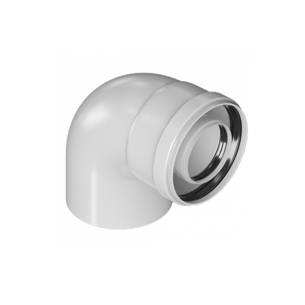 Отвод угол 90 гр. 60/100 Krats UK-90