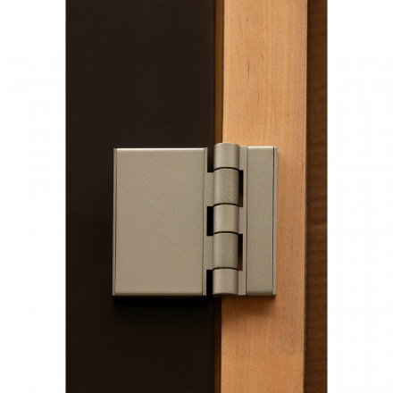 Дверь стеклянная для бани Cooper PREMIUM 1900x715 бронза матовая (коробка ольха)