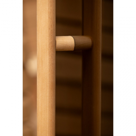 Дверь стеклянная для бани Cooper PREMIUM 1900x715 бронза матовая (коробка ольха)