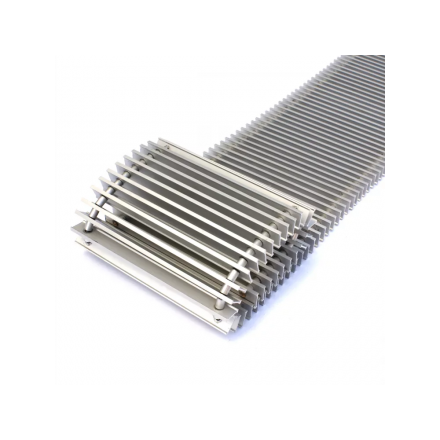 Декоративная решетка Techno Стандарт 190 мм серебро