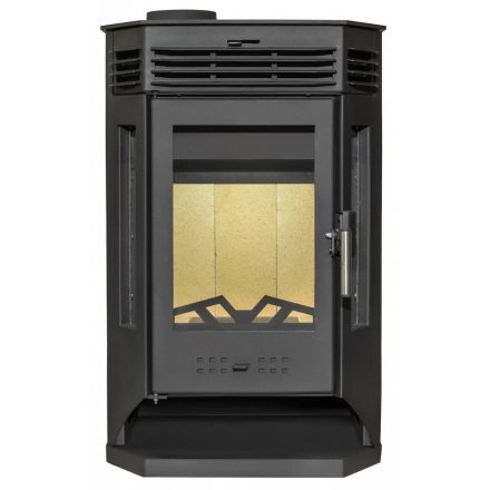 Печь-камин Мета-Бел АОТ 9.0-01 в модификации Москва 9 с плитой