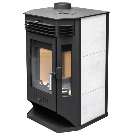 Печь-камин Мета-Бел АОТ 9.0-01 в модификации Москва 9 с плитой