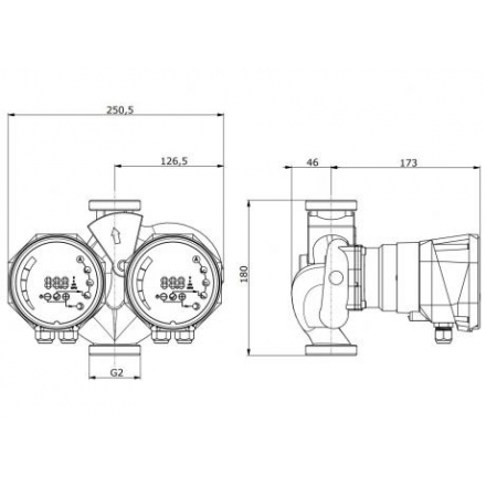 Циркуляционный насос IMP Pumps NMTD SMART II 32/120-180