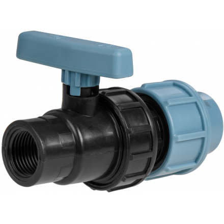 Кран шаровой компрессионный внутренняя резьба AV ENGINEERING