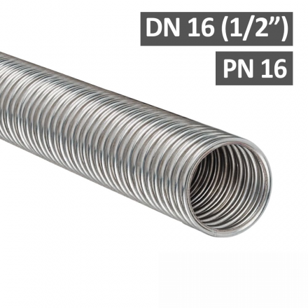 Труба гофрированная из нержавеющей стали Meibes DN16 INOFLEX