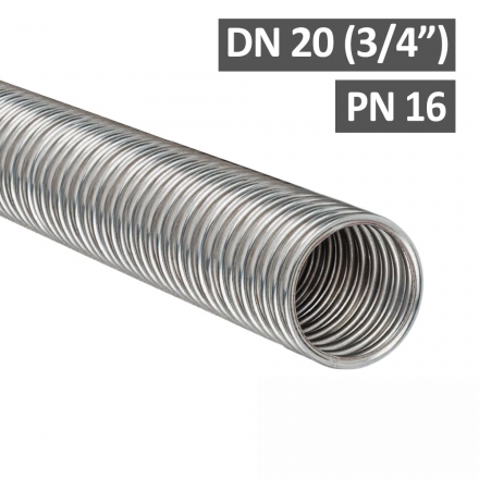 Труба гофрированная из нержавеющей стали Meibes DN20 INOFLEX