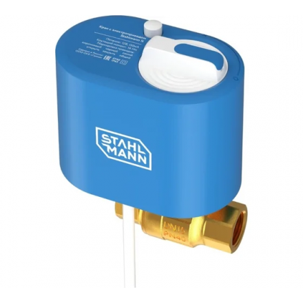 Кран шаровой с электроприводом Stahlmann 1/2F 12В