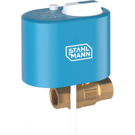 Кран шаровой с электроприводом Stahlmann 1F 12В