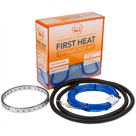 Нагревательный кабель под плитку и в стяжку Теплый пол №1 СТСП-80