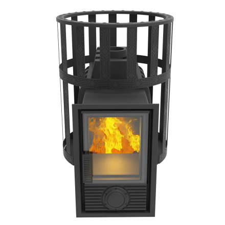 Печь для бани Березка Воевода 15 Д-2 сетчатый кожух