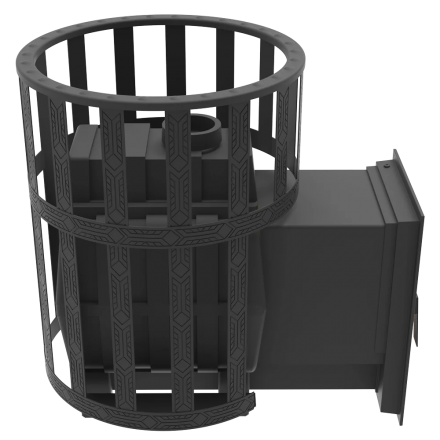 Печь для бани Березка Воевода 15 Д-2 сетчатый кожух