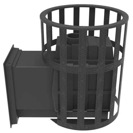 Печь для бани Березка Воевода 15 Д-2 сетчатый кожух