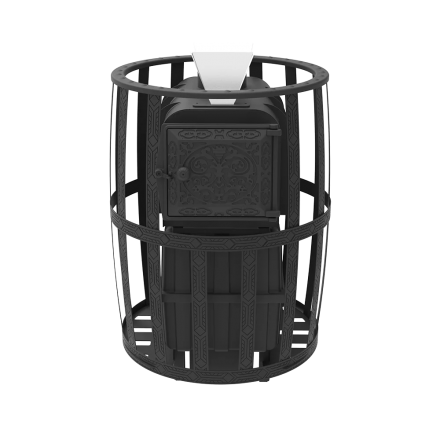 Печь для бани Березка Воевода 20 Д-2 сетчатый кожух