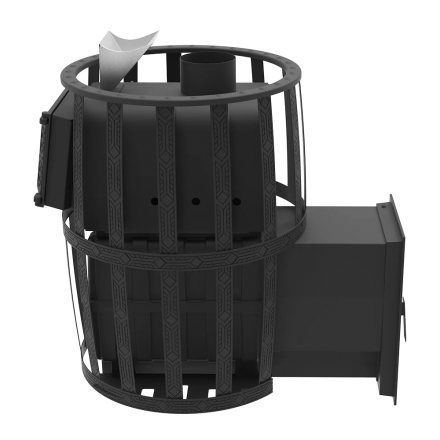 Печь для бани Березка Воевода 20 Д-2 сетчатый кожух