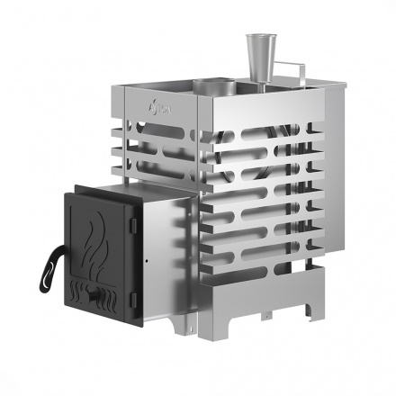 Печь для бани ASTON 12 INOX АКВА с глухой дверцей