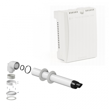 Дымоход Krats для конденсационных котлов + стабилизатор Teplocom ST-555