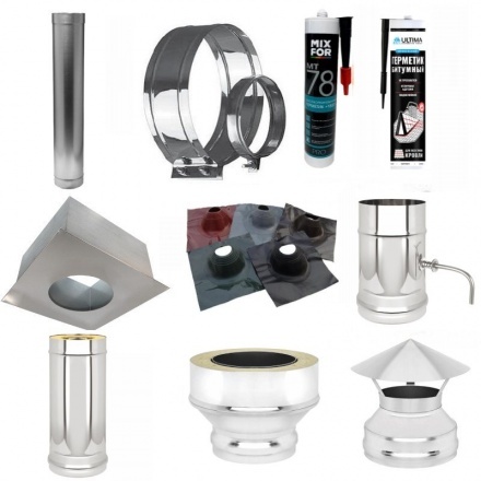 Комплект для твердотопливных котлов диаметр 115 мм