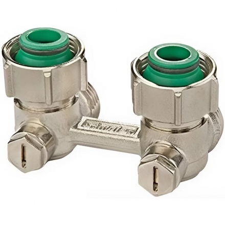 Узел нижнего подключения Kermi угловой 3/4"НР x 3/4"ВР