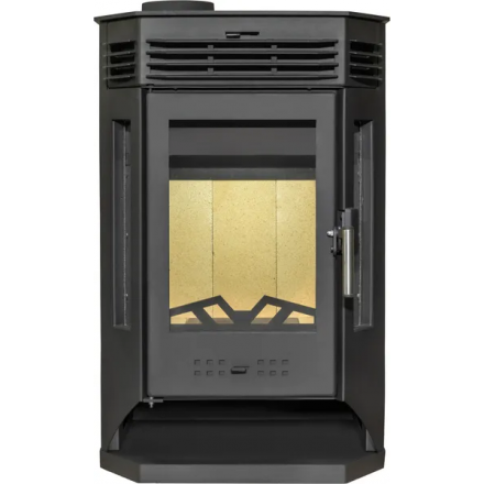 Печь-камин АОТ 9.0-03 в модификации Москва 9 с плитой